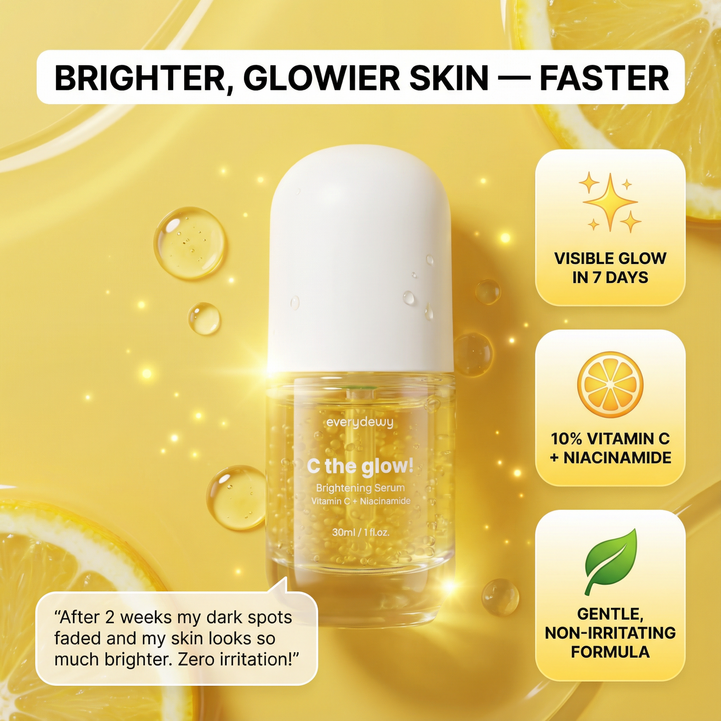 C the Glow! Brightening Vitamin C Serum